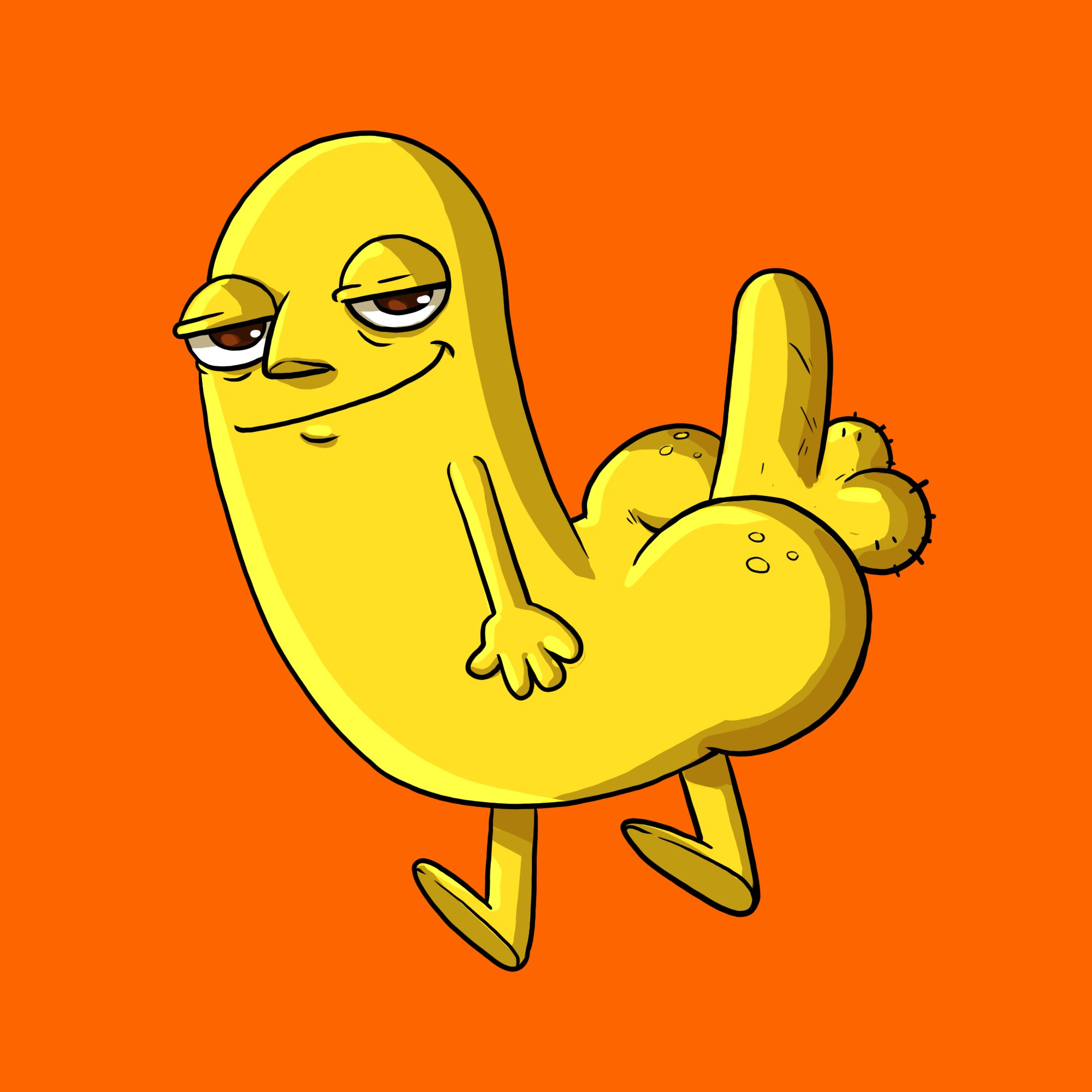 DICKBUTT Mascot